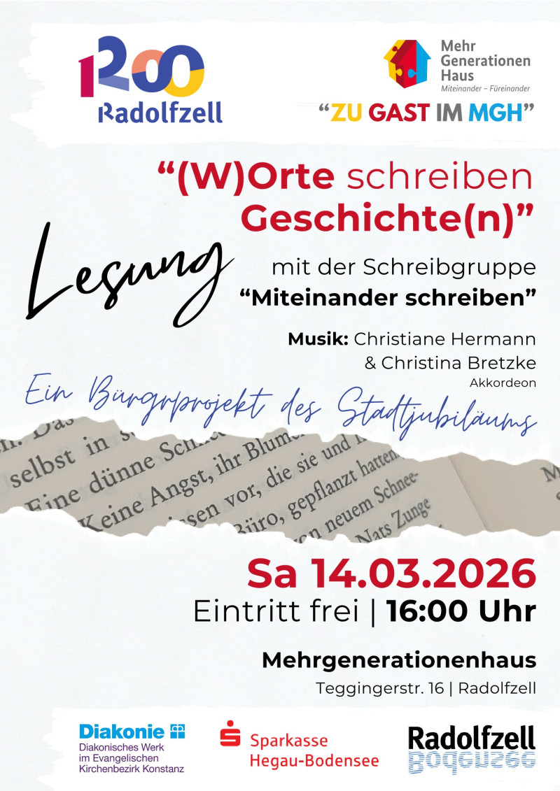(W)Orte schreiben Geschichte(n) – Geschichten verbinden: schreiben und lesen für alle